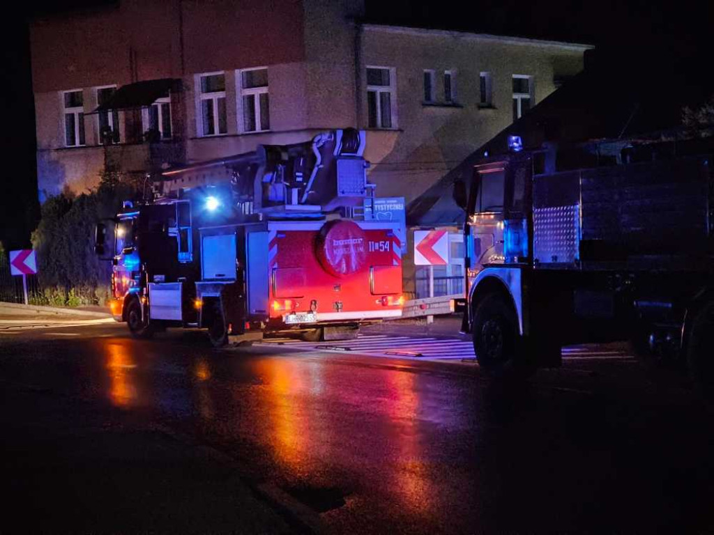 Hrubieszów: Pożar na ul. Kilińskiego [ZDJĘCIA, WIDEO]