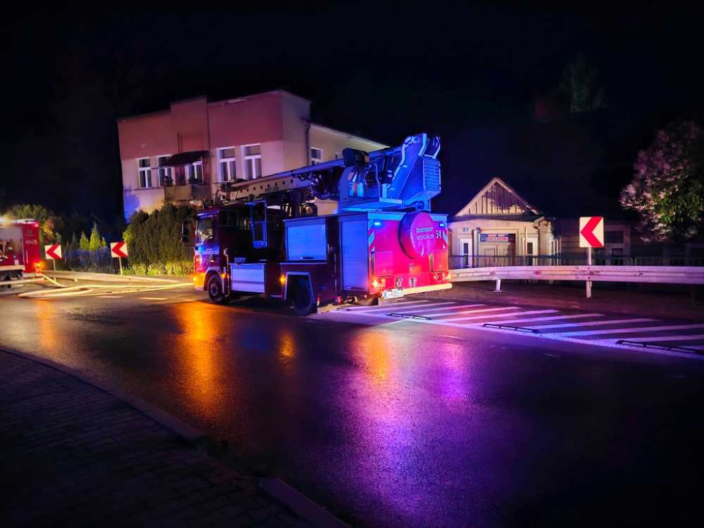 Hrubieszów: Pożar na ul. Kilińskiego [ZDJĘCIA, WIDEO]