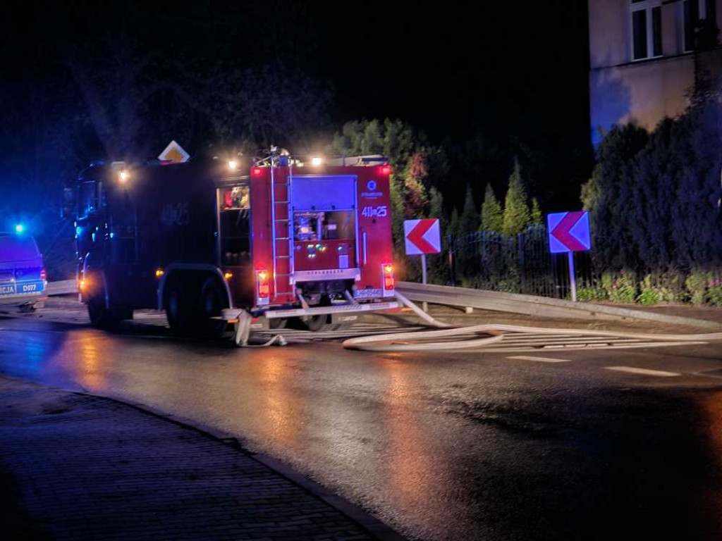 Hrubieszów: Pożar na ul. Kilińskiego [ZDJĘCIA, WIDEO]