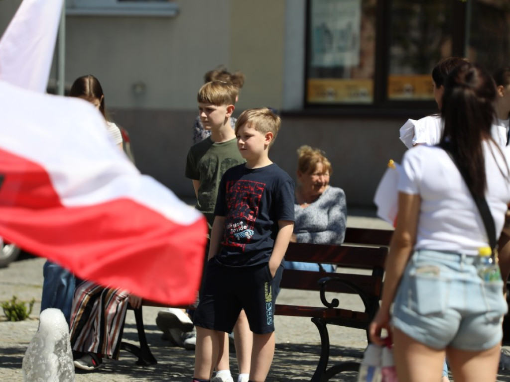 Marsza Flagi w Hrubieszowie [ZDJĘCIA]