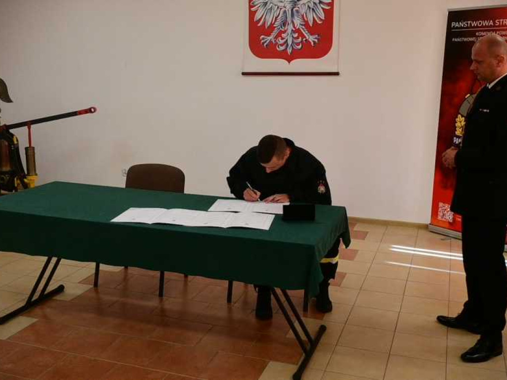 Hrubieszów: Ślubowanie nowych strażaków [ZDJĘCIA]