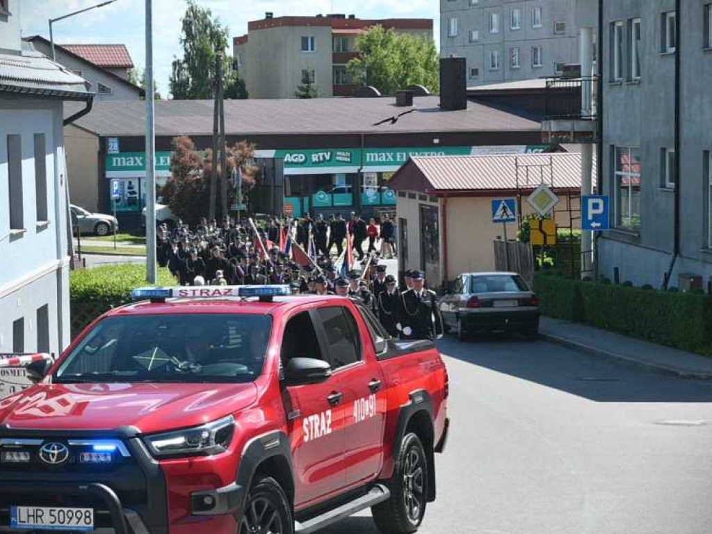 Hrubieszów: Strażacka pielgrzymka do Sanktuarium Matki Bożej Sokalskiej [ZDJĘCIA]