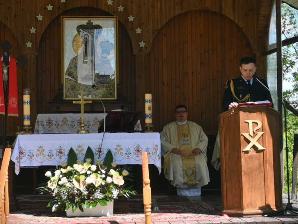 Hrubieszów: Strażacka pielgrzymka do Sanktuarium Matki Bożej Sokalskiej [ZDJĘCIA]