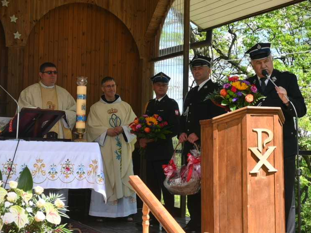 Hrubieszów: Strażacka pielgrzymka do Sanktuarium Matki Bożej Sokalskiej [ZDJĘCIA]