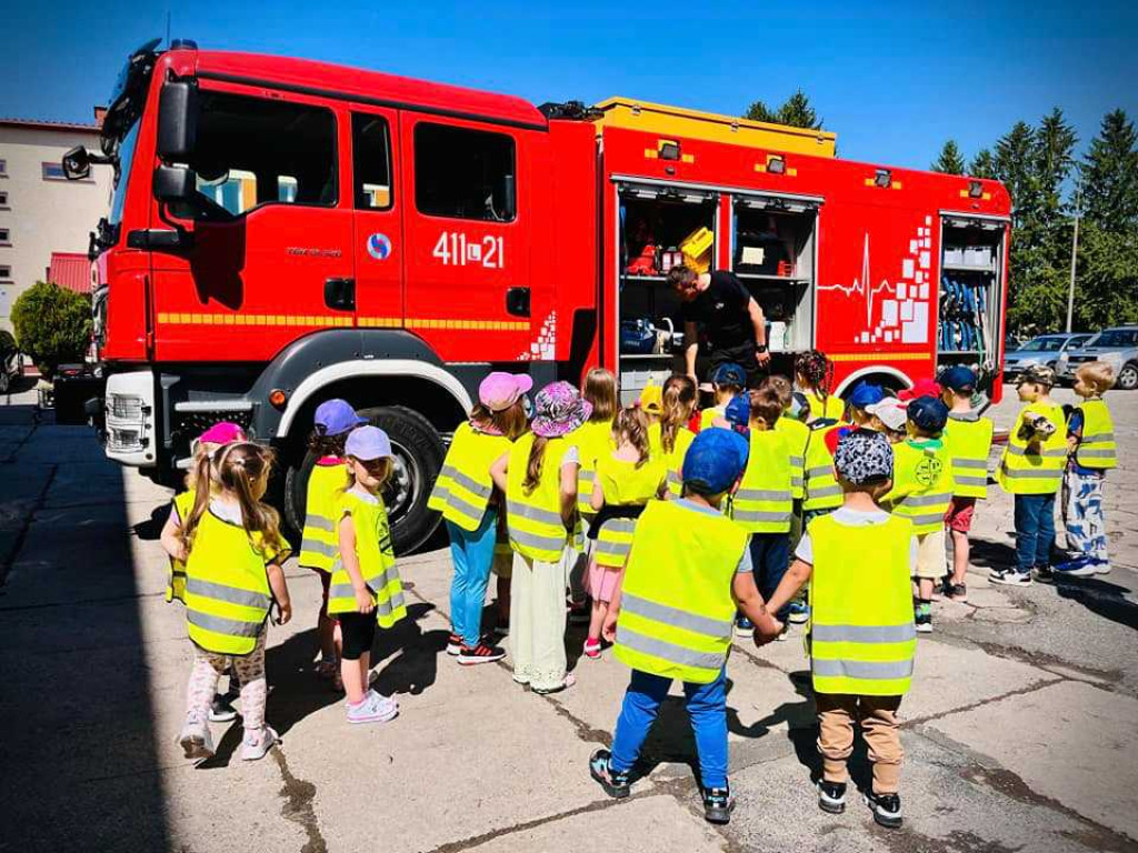 Hrubieszów: Przedszkolaki u strażaków [ZDJĘCIA]