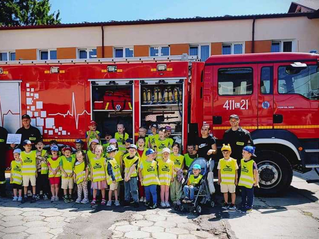 Hrubieszów: Przedszkolaki u strażaków [ZDJĘCIA]