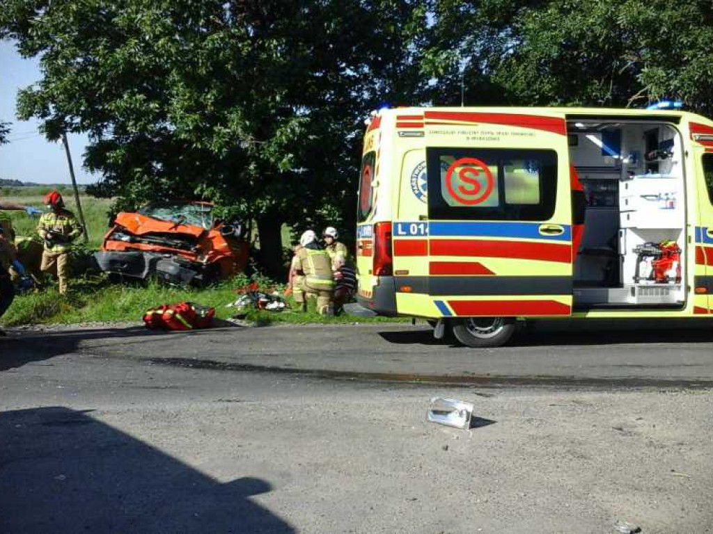 Hrubieszów: Groźny wypadek na Grabowieckiej. 5 osób trafiło do szpitali [ZDJĘCIA]