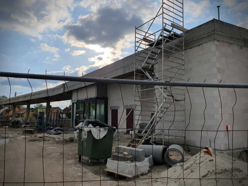 Hrubieszów: Trwa budowa HCD [ZDJĘCIA]