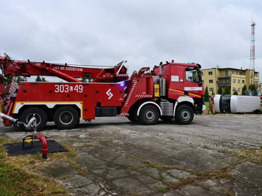 Hrubieszów: Pożar, wypadek, ewakuacja... To były ćwiczenia [ZDJĘCIA]