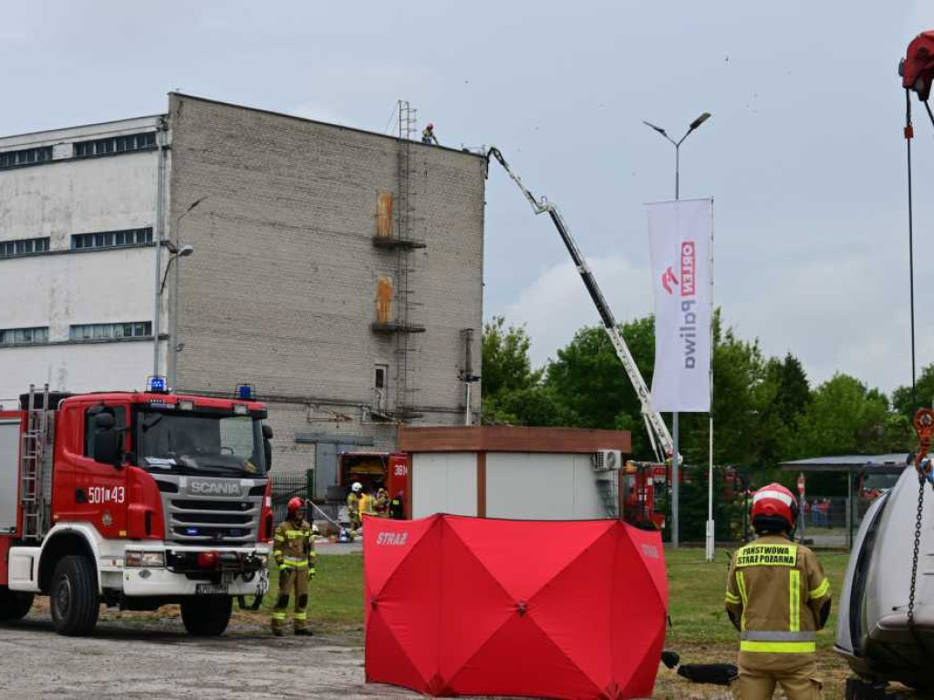 Hrubieszów: Pożar, wypadek, ewakuacja... To były ćwiczenia [ZDJĘCIA]