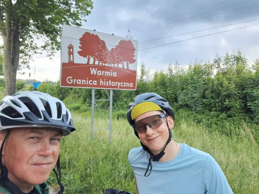 Z Rozkoszówki rowerami dookoła Polski. Ojciec z synem przemierzyli 2770 km [ZDJĘCIA]