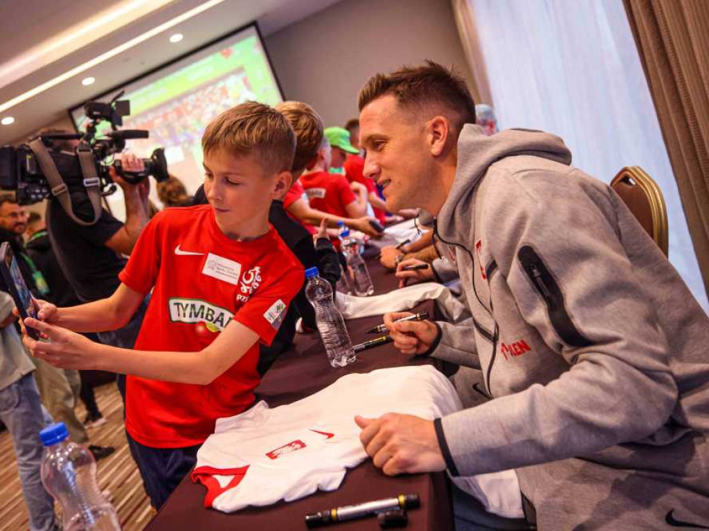 Lewandowski, Zieliński, Zalewski i Puchacz odpowiadają na pytania dzieci [ZDJĘCIA]