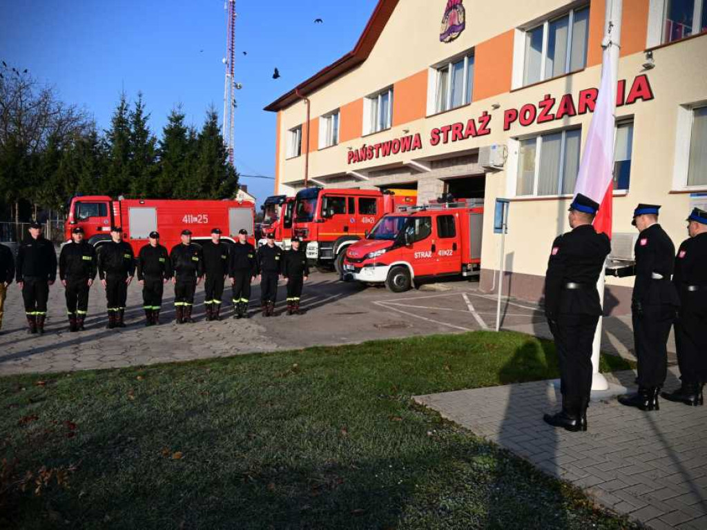 Hrubieszów: Strażacy uczcili Święto Niepodległości [ZDJĘCIA]