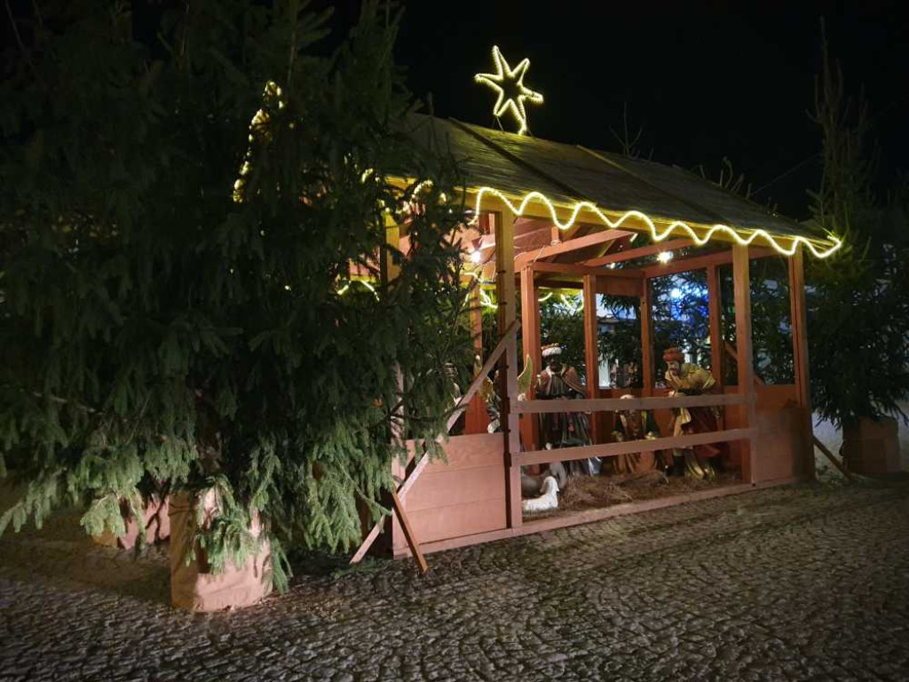 Hrubieszów: Szopka na Rynku [ZDJĘCIA]