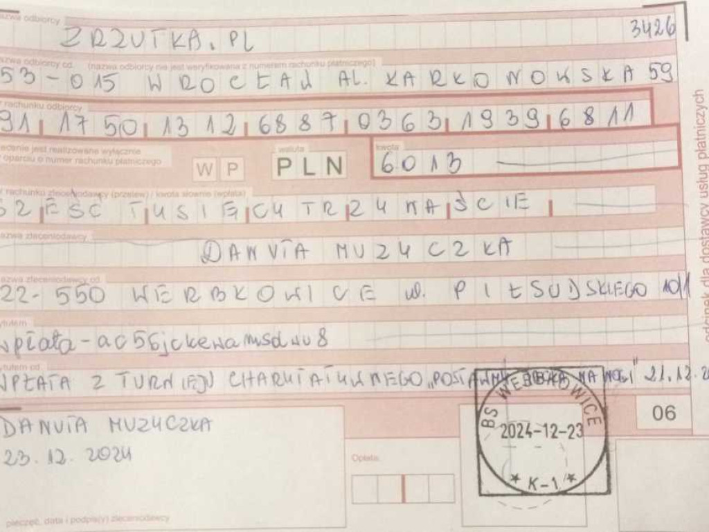 Hrubieszów: Świątecznie zagrali dla Jacka [ZDJĘCIA]