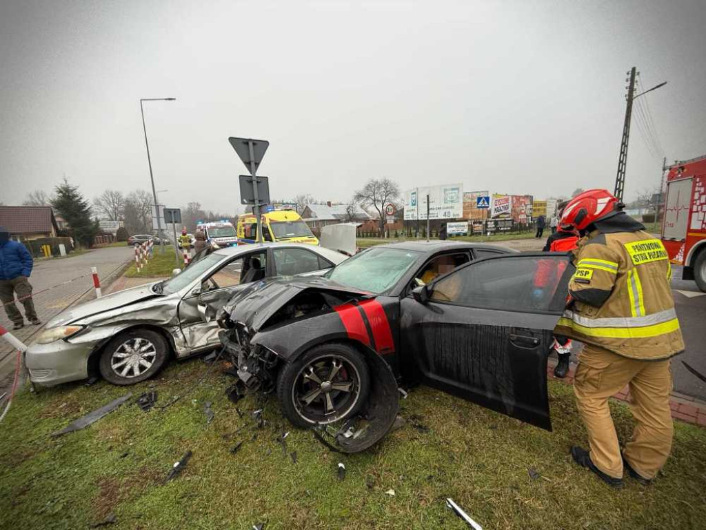 Hrubieszów: Wypadek na Zamojskiej [ZDJĘCIA]