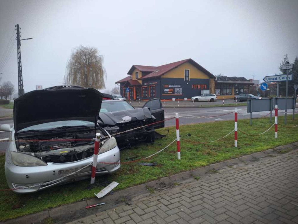 Hrubieszów: Wypadek na Zamojskiej [ZDJĘCIA]