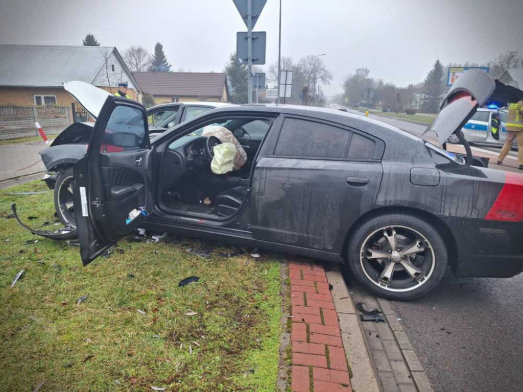 Hrubieszów: Wypadek na Zamojskiej [ZDJĘCIA]