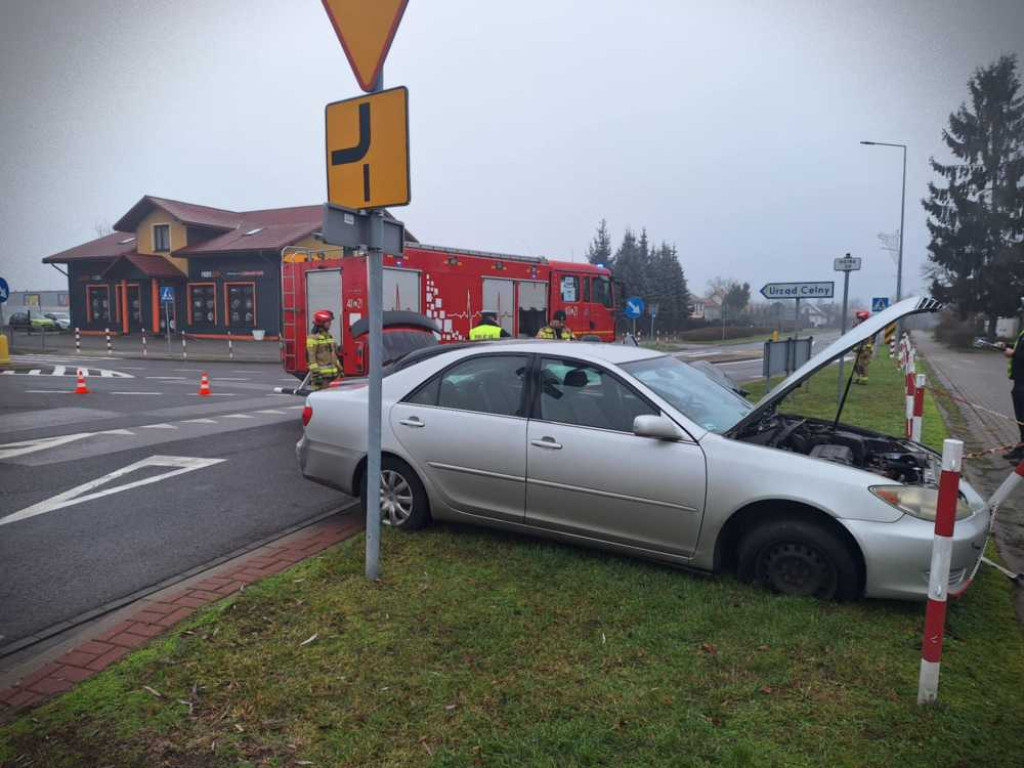 Hrubieszów: Wypadek na Zamojskiej [ZDJĘCIA]