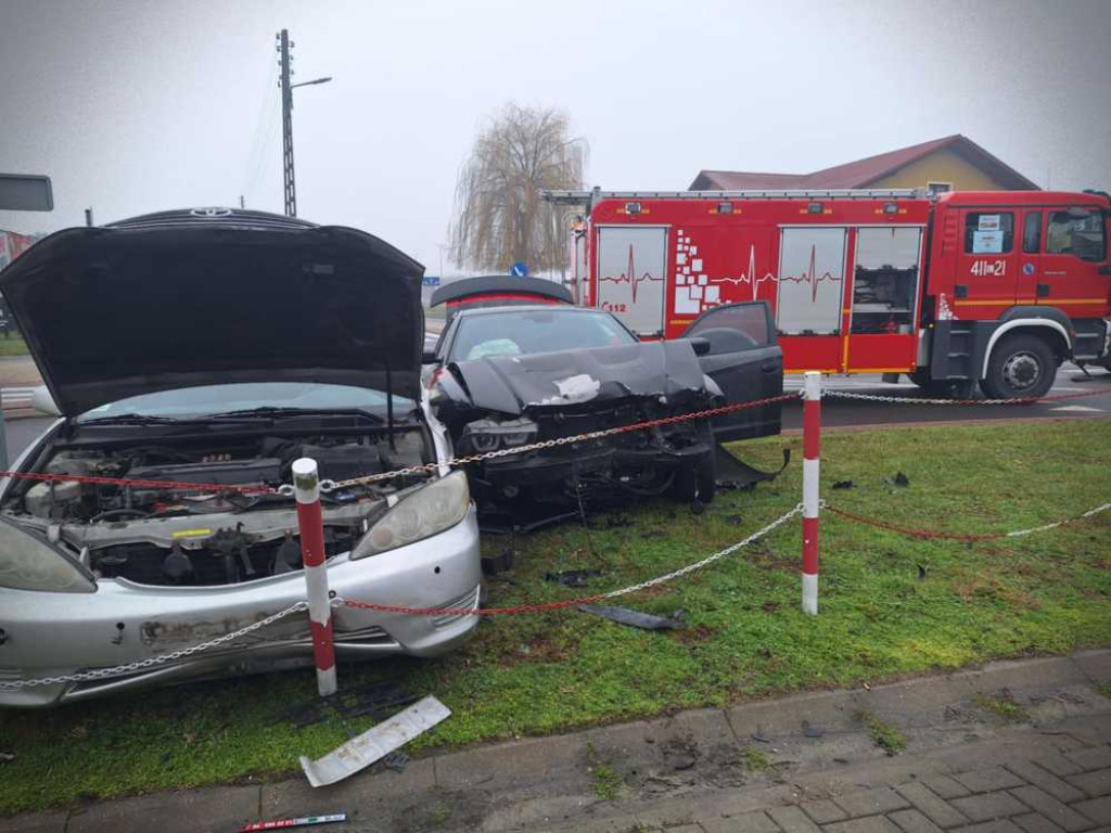 Hrubieszów: Wypadek na Zamojskiej [ZDJĘCIA]