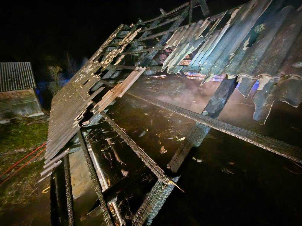 Tragiczny pożar domu koło Zamościa [ZDJĘCIA]
