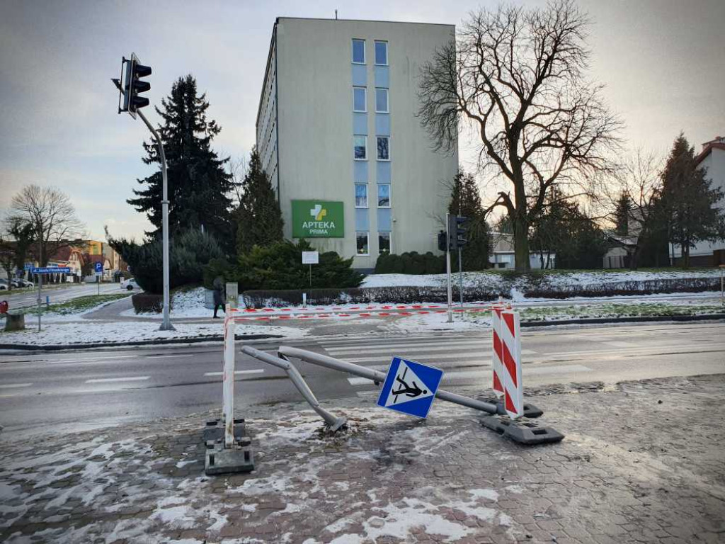 Gdzieś w Hrubieszowie... na skrzyżowaniu [ZDJĘCIA]