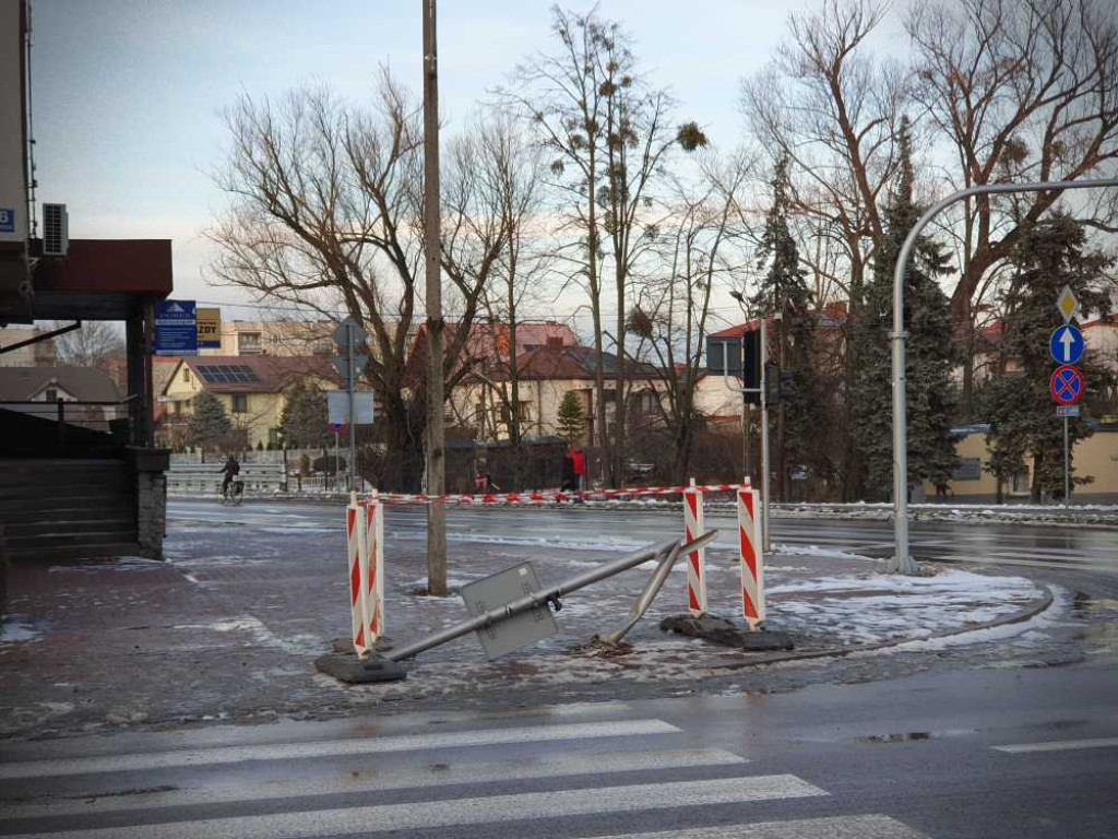 Gdzieś w Hrubieszowie... na skrzyżowaniu [ZDJĘCIA]
