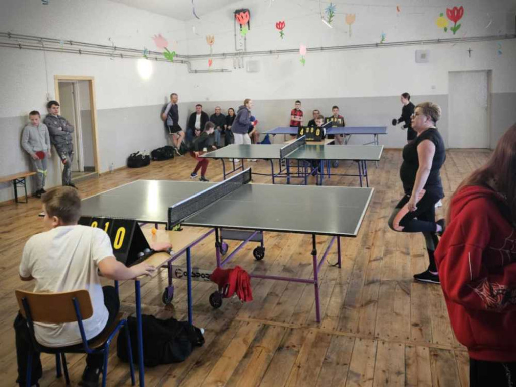 Turniej tenisa stołowego w Podhorcach [ZDJĘCIA]
