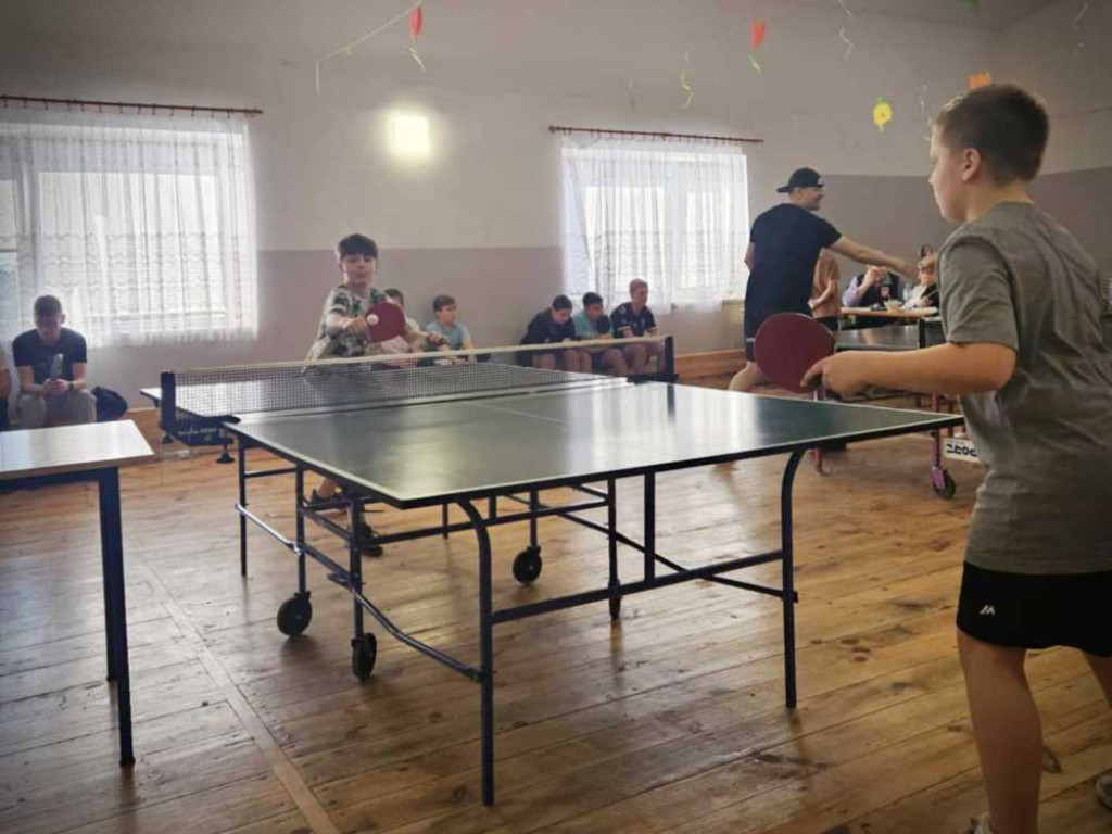 Turniej tenisa stołowego w Podhorcach [ZDJĘCIA]
