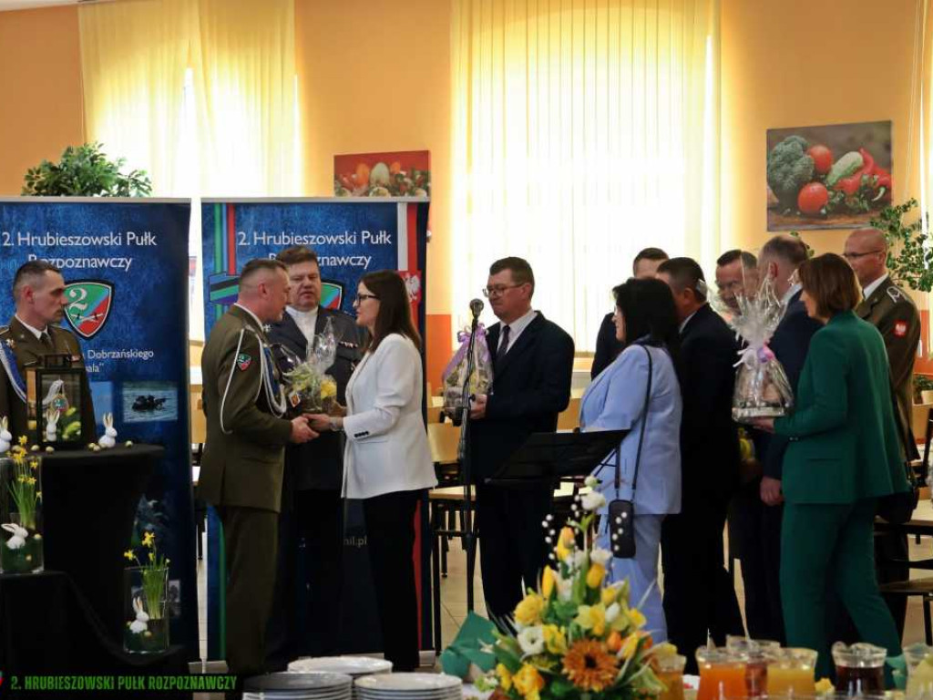 Spotkanie wielkanocne w hrubieszowskim pułku [ZDJĘCIA]
