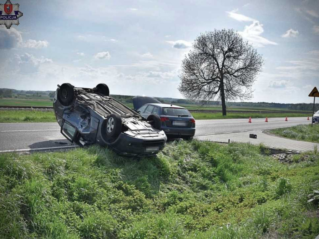 Groźny wypadek w Miączynie z udziałem mieszkanki gm. Hrubieszów [ZDJĘCIA]