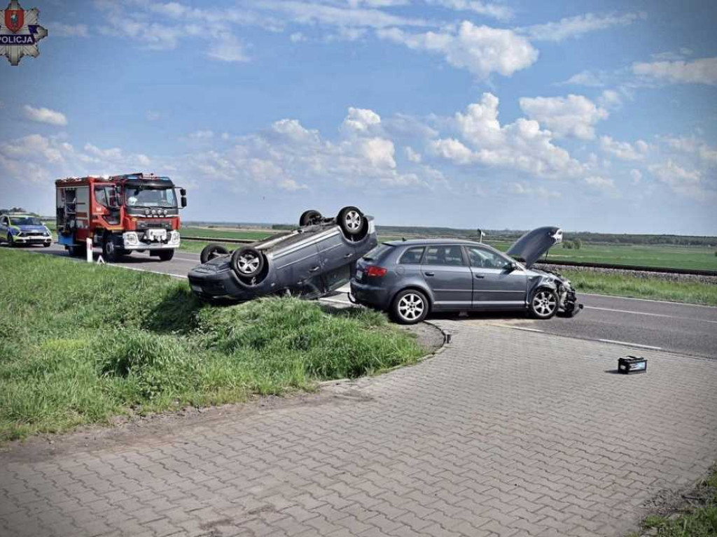 Groźny wypadek w Miączynie z udziałem mieszkanki gm. Hrubieszów [ZDJĘCIA]
