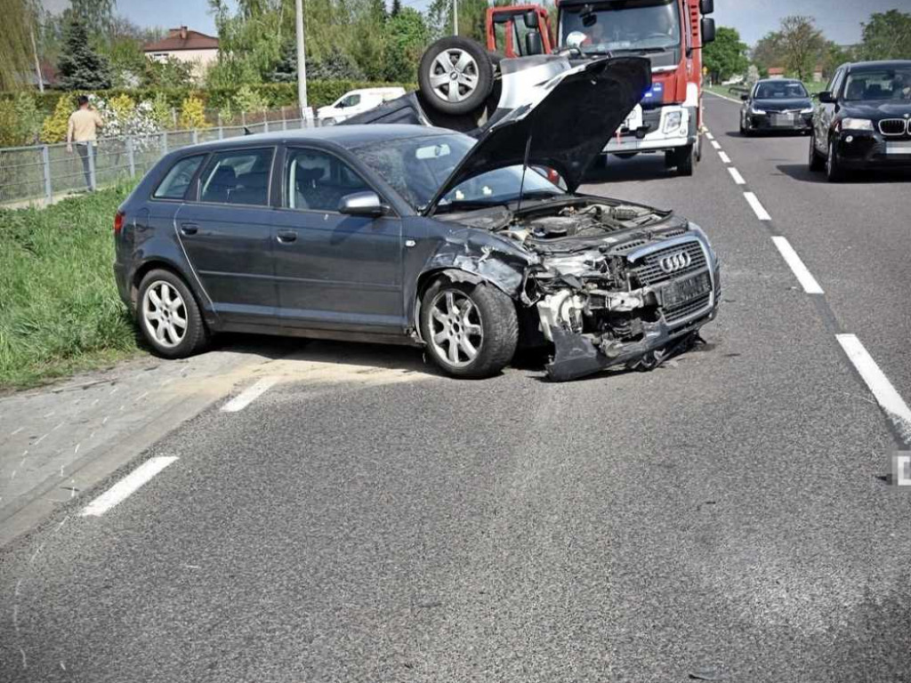 Groźny wypadek w Miączynie z udziałem mieszkanki gm. Hrubieszów [ZDJĘCIA]