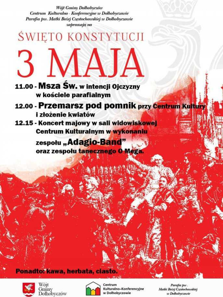 Będziemy świętować 3 Maja! Program obchodów w Hrubieszowie i gminach