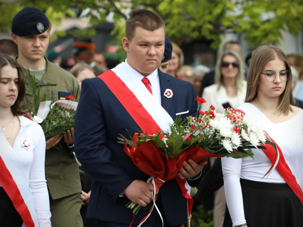 Hrubieszów uczcił Święto Narodowe Trzeciego Maja [ZDJĘCIA]