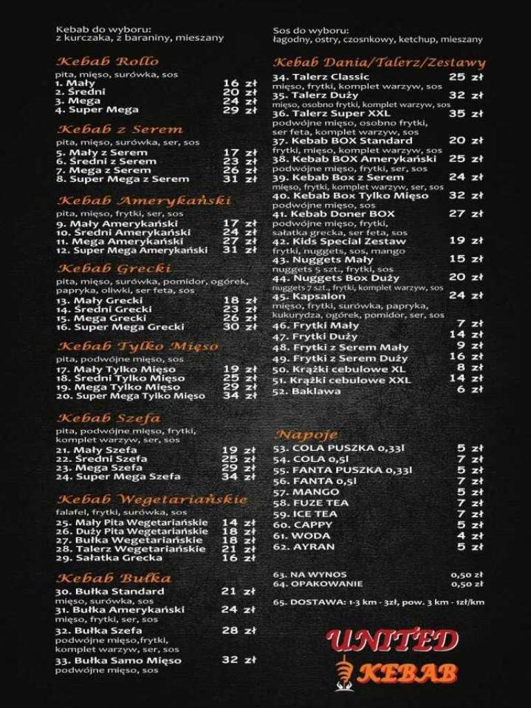 United Kebab w Hrubieszowie - wielkie otwarcie już 22 maja!