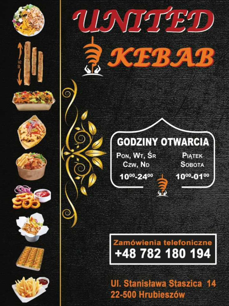 United Kebab w Hrubieszowie - wielkie otwarcie już 22 maja!