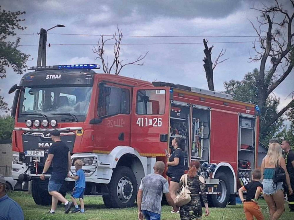 Hrubieszów: Mundurowy Dzień Dziecka - piana party na HOSiR [ZDJĘCIA]