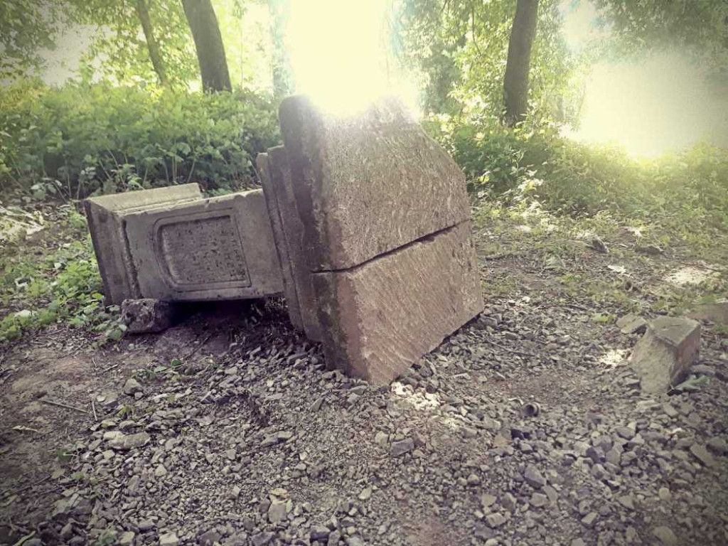 Zdewastowano zabytkowy cmentarz w Dobromierzycach. Policja poszukuje sprawców [ZDJĘCIA]