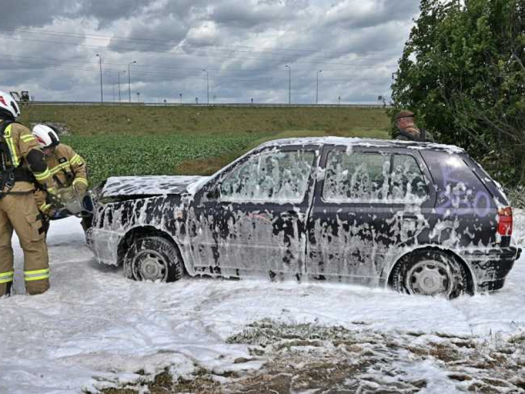 Hrubieszów: Dywersanci, pożar i awaria - służby w akcji [ZDJĘCIA]