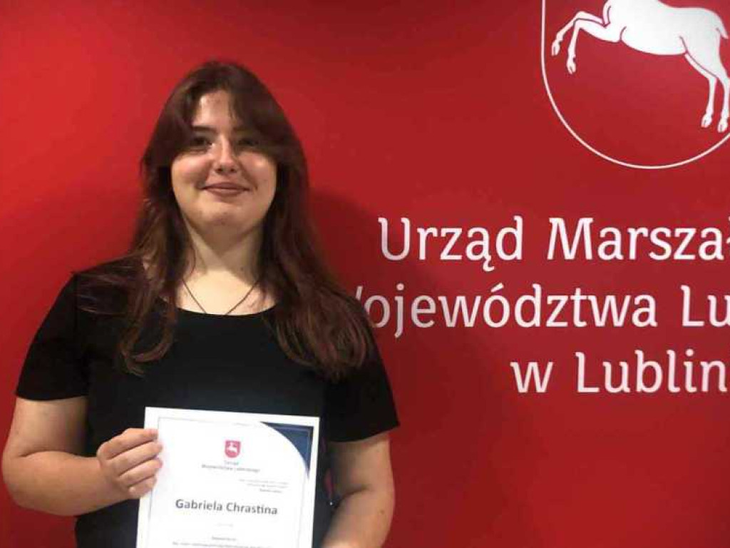 Stypendium marszałka dla Gabrieli [ZDJĘCIA]