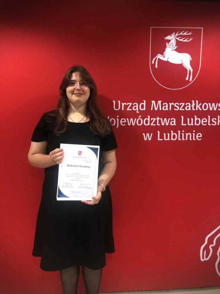 Stypendium marszałka dla Gabrieli [ZDJĘCIA]