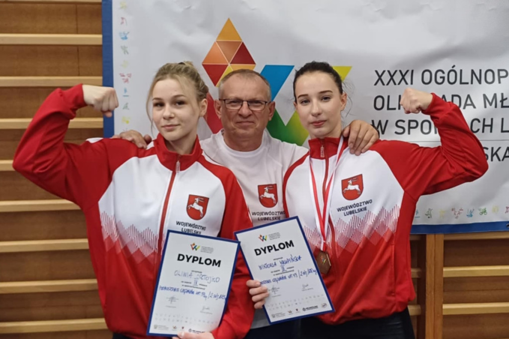 Wiktoria Krupińska z medalem OOM