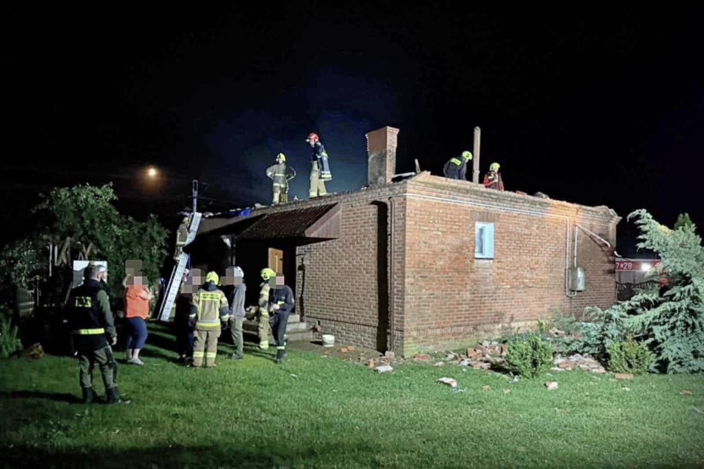 119 strażackich interwencji po burzach 7 lipca