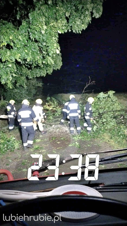 119 strażackich interwencji po burzach 7 lipca