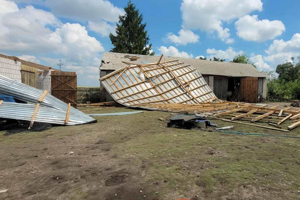 Zniszczenia na terenie gminy Werbkowice