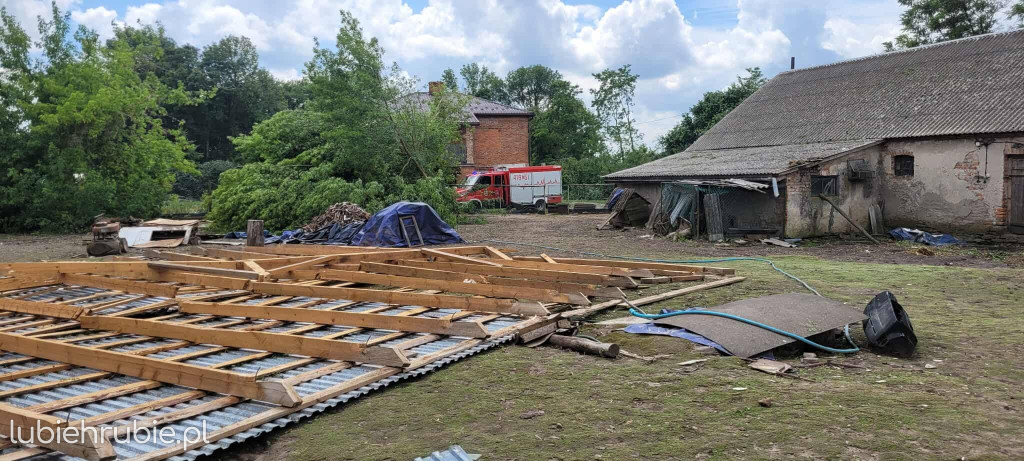 Zniszczenia na terenie gminy Werbkowice