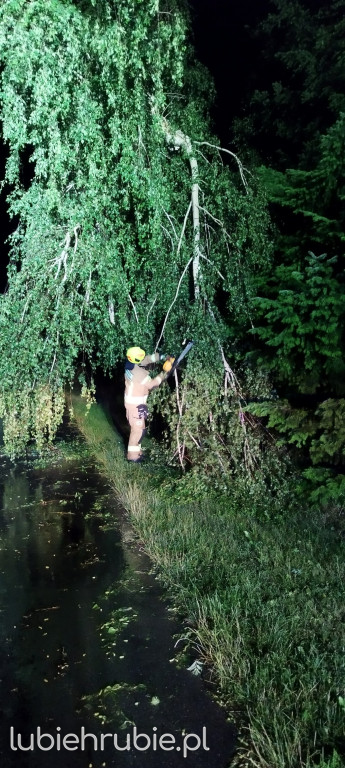 Zniszczenia na terenie gminy Werbkowice