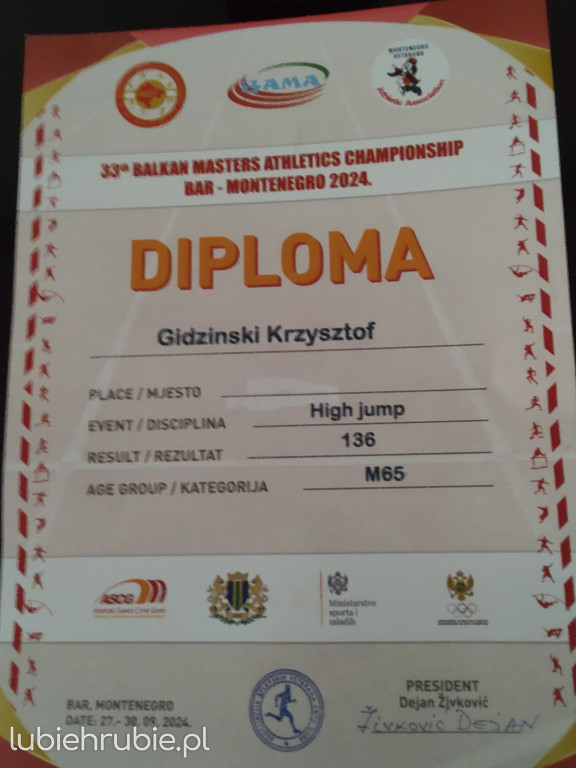 Krzysztof Gidziński nadal w formie