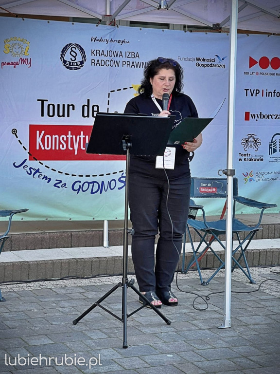 Tour de Konstytucja w Hrubieszowie